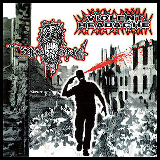 VIOLENT HEADACHE/NECROMORPH - Split CD