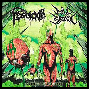 ACID SPEECH/PESTICIDE - Corrosive Warfare - Split CD