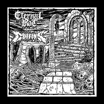 ETERNAL ROT / COFFINS - Split LP