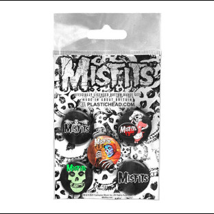 MISFITS - 5 x Button Badge Set