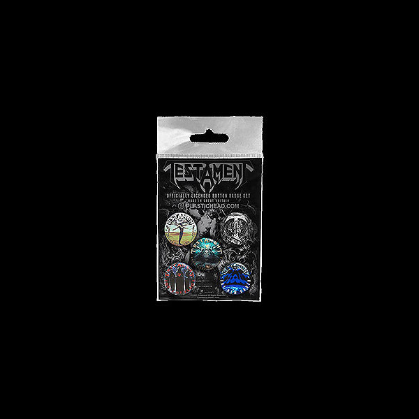 TESTAMENT - 5 x Button Badge Set