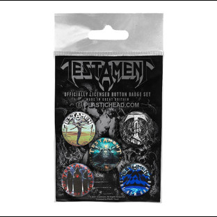 TESTAMENT - 5 x Button Badge Set