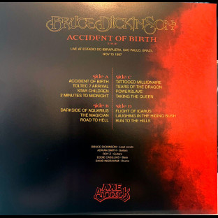 BRUCE DICKINSON - Accident of Birth Tour [blue]