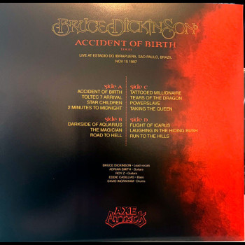 BRUCE DICKINSON - Accident of Birth Tour [blue]