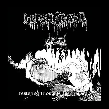 FLESHCRAWL / SUFFOCATION - Lost in a Grave - Split CD