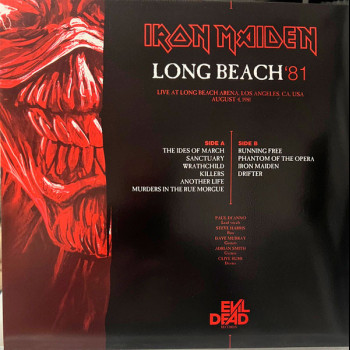 IRON MAIDEN - Long Beach '81 (black)