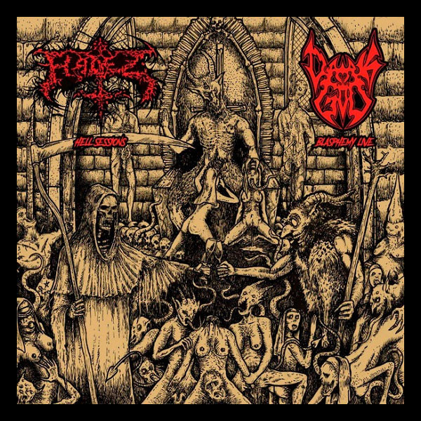 HADEZ / DARK GOD - Split CD