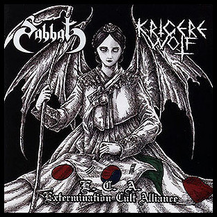 SABBAT / KRIGERE WOLF - E.C.A. (Extermination Cult Alliance) - Split CD
