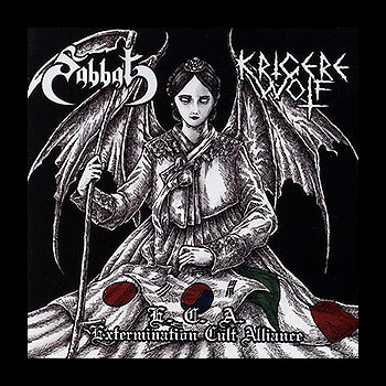 SABBAT / KRIGERE WOLF - E.C.A. (Extermination Cult Alliance) - Split CD